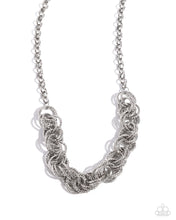 Load image into Gallery viewer, Urban Acoustics Necklace/ Audible Shimmer Bracelet- Silver