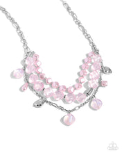 Load image into Gallery viewer, Cubed Cameo - Pink Necklace/ Glittery Gala- Pink Bracelet