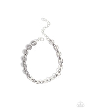 Load image into Gallery viewer, Abstract Adventure - Silver/ Abstract Advocate - Silver Necklace  SET