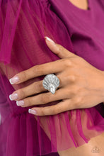 Load image into Gallery viewer, Fan Dance Dazzle- White Ring