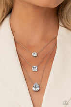 Load image into Gallery viewer, Lustrous Layers- White Necklace