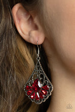 Load image into Gallery viewer, Exemplary Elegance- Red Earring