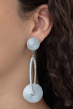 Load image into Gallery viewer, Social Sphere Silver earrings