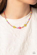 Load image into Gallery viewer, Flower Power Pageant Pink Necklace