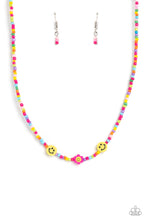 Load image into Gallery viewer, Flower Power Pageant Pink Necklace