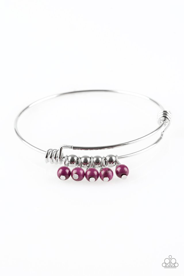 All Roads Lead To Roam Purple Bracelet