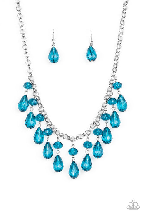 Crystal Enchantment Blue Necklace