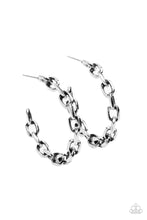 Load image into Gallery viewer, Stronger Together- Silver Hoop Earring
