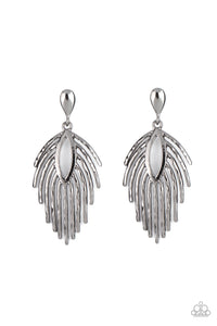 Metro Safari Black Post Earring