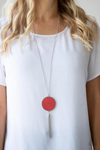 Wondrously Woven- Red Necklace