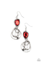 Load image into Gallery viewer, Galactic Drama Red Earring
