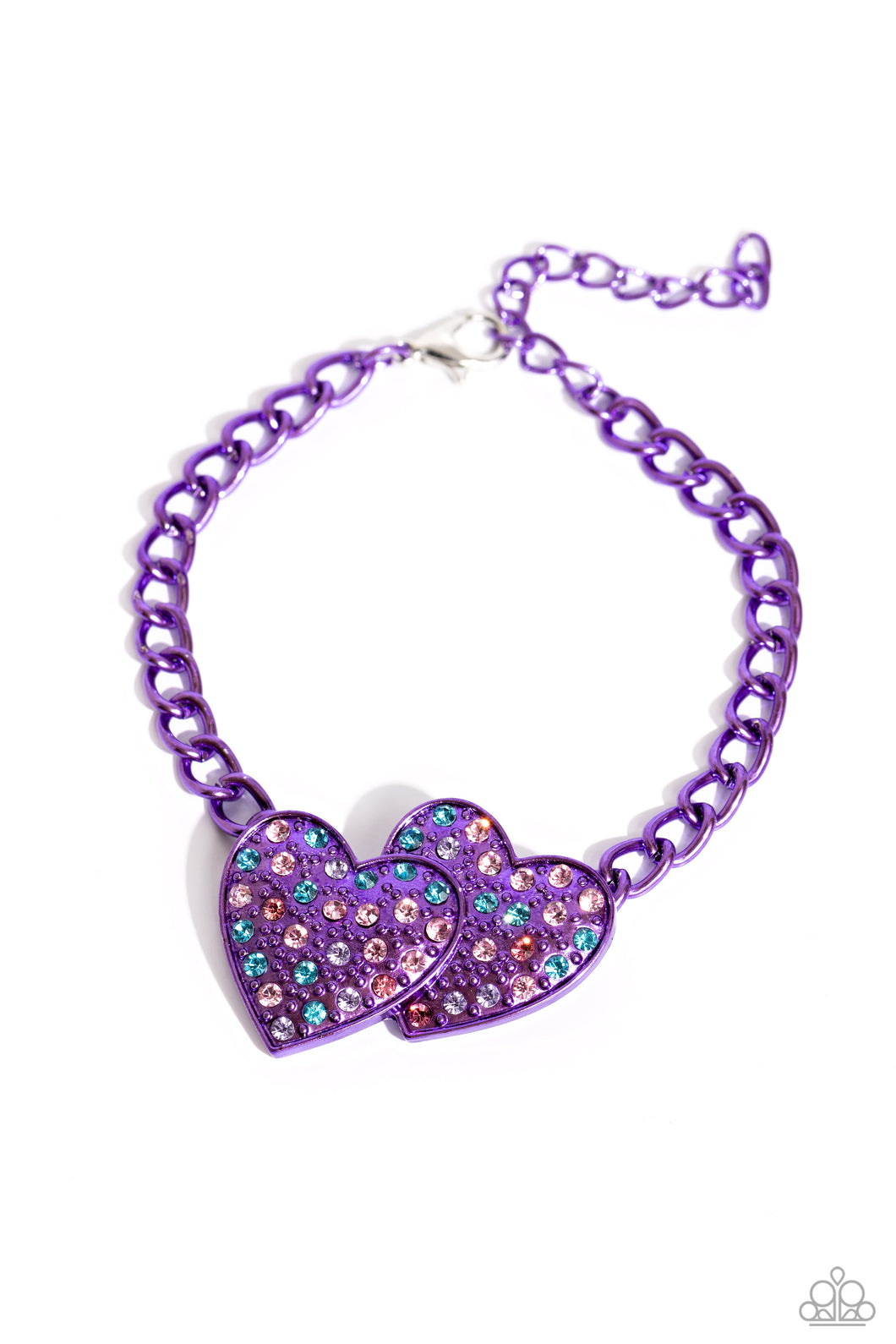 Lovestruck Lineup - Purple Bracelet/ Low-Key Lovestruck Necklace