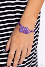 Load image into Gallery viewer, Lovestruck Lineup - Purple Bracelet/ Low-Key Lovestruck Necklace
