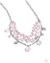 Load image into Gallery viewer, Cubed Cameo - Pink Necklace/ Glittery Gala- Pink Bracelet
