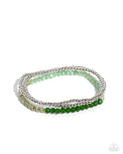 Load image into Gallery viewer, Backstage Beauty Necklace/ Backstage Beading Bracelet Set- Green
