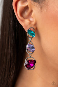 Dimensional Dance- Multi Post Earring