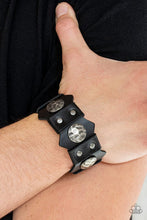 Load image into Gallery viewer, Electrified Edge-Black Bracelet
