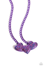 Load image into Gallery viewer, Lovestruck Lineup - Purple Bracelet/ Low-Key Lovestruck Necklace
