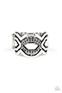 Divinely Deco Silver Ring