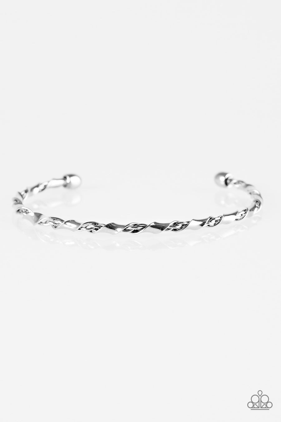Twisted Fate- Silver Bracelet