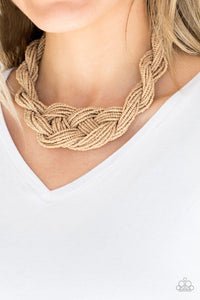 Standing Ovation Brown Necklace