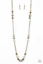 Load image into Gallery viewer, Wall Street Waltz- Brass Necklace
