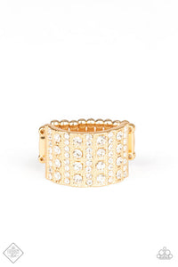 Diamond Drama Gold Ring
