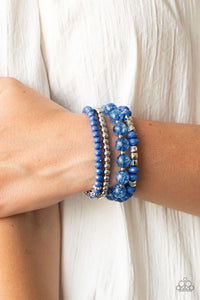 Layered Luster - Blue