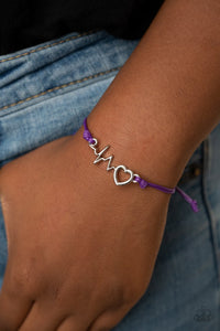Cardiac Couture Purple Bracelet