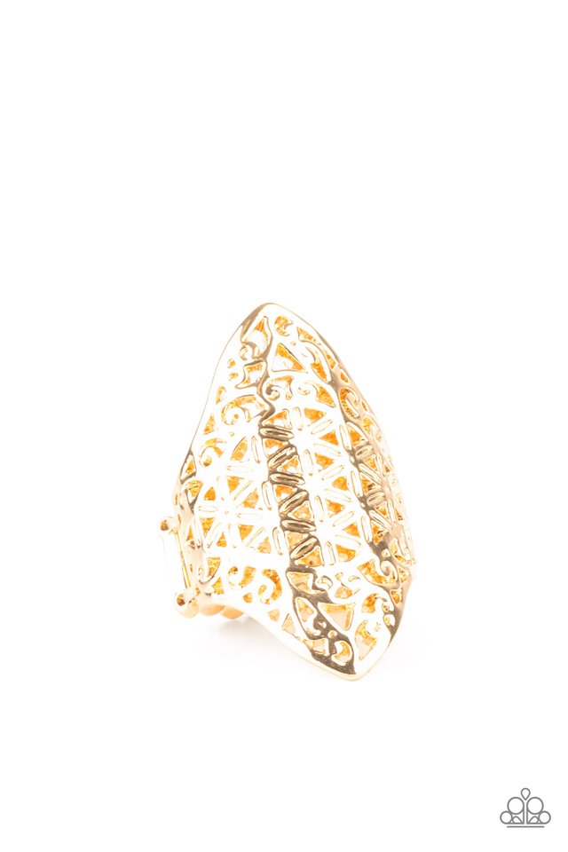 Frill Ride Gold Ring