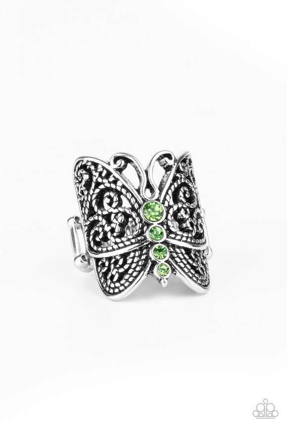 Butterfly Bling-Green