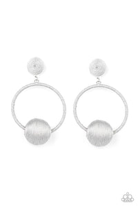 Social Sphere Silver earrings