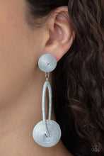 Load image into Gallery viewer, Social Sphere Silver earrings
