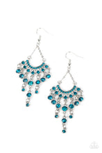 Load image into Gallery viewer, Commanding Candescence Blue Earrings
