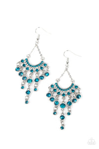 Commanding Candescence Blue Earrings