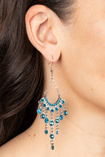 Load image into Gallery viewer, Commanding Candescence Blue Earrings
