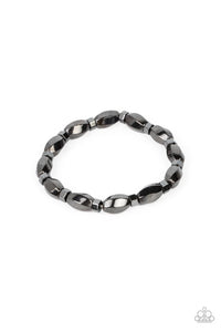 Magnetic Mantra Black Urban Bracelet