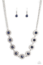 Load image into Gallery viewer, Blooming Brilliance Blue Necklace
