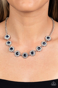 Blooming Brilliance Blue Necklace