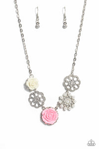 Tea Party Favors Pink Necklace