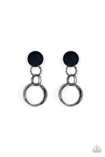 Load image into Gallery viewer, Industrialized Fashion Black Post Earring
