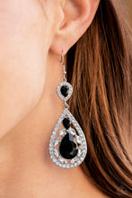 Load image into Gallery viewer, Posh Pageantry- Black Earrings
