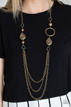 Load image into Gallery viewer, Rebels Have More Fun- Brass necklace
