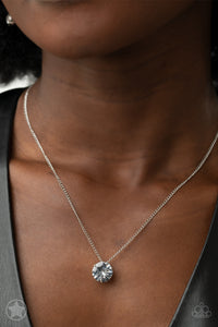 What A Gem- White Necklace